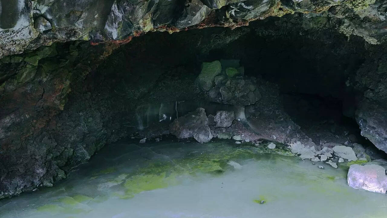A desert ice cave in New Mexico that has stayed below freezing for 3,400 years