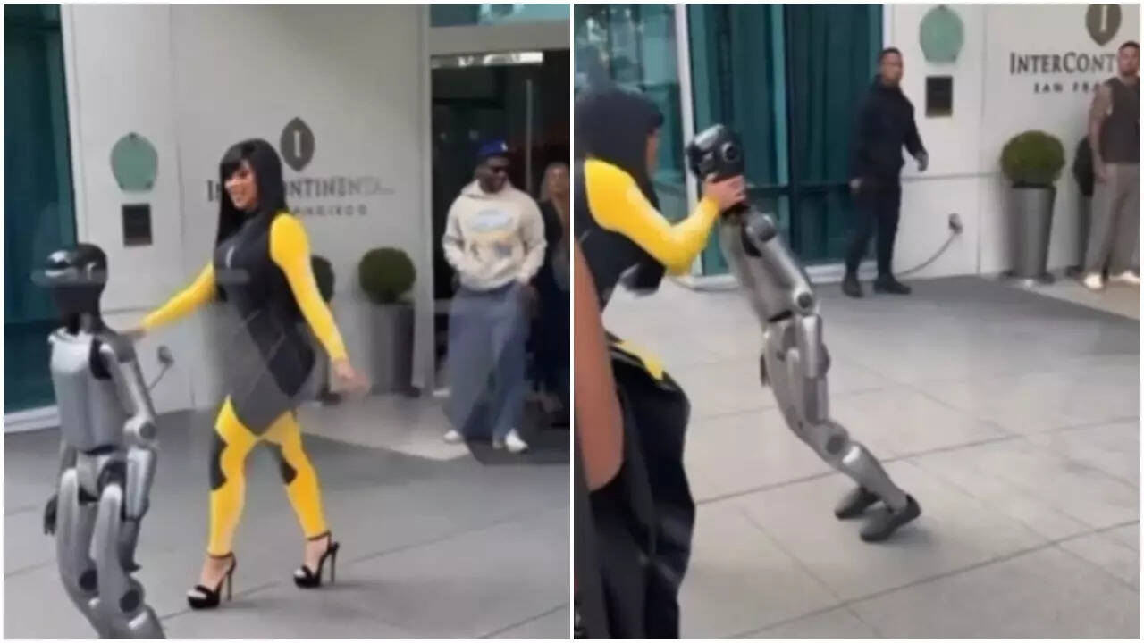 'Unintentionally hilarious': Internet react after robot falls during Cardi B’s lap dance in viral video