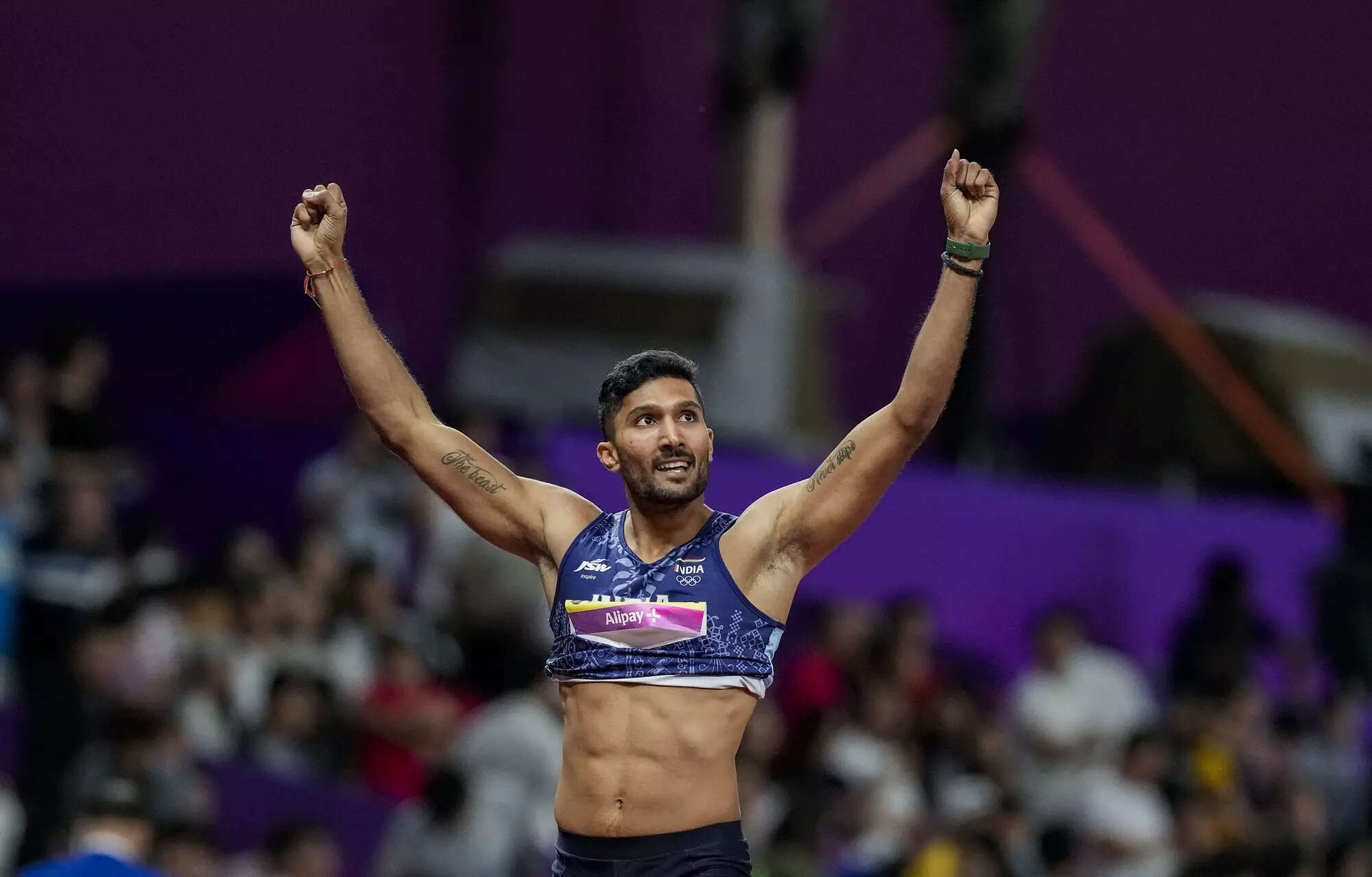 Tejaswin Shankar breaks his national record to clinch India's sole gold