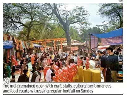 Amusement zone sealed after swing crash, but Surajkund craft fair sees heavy footfall