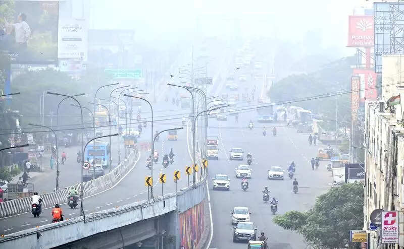 Dense morning fog disrupts flight operations at city airport