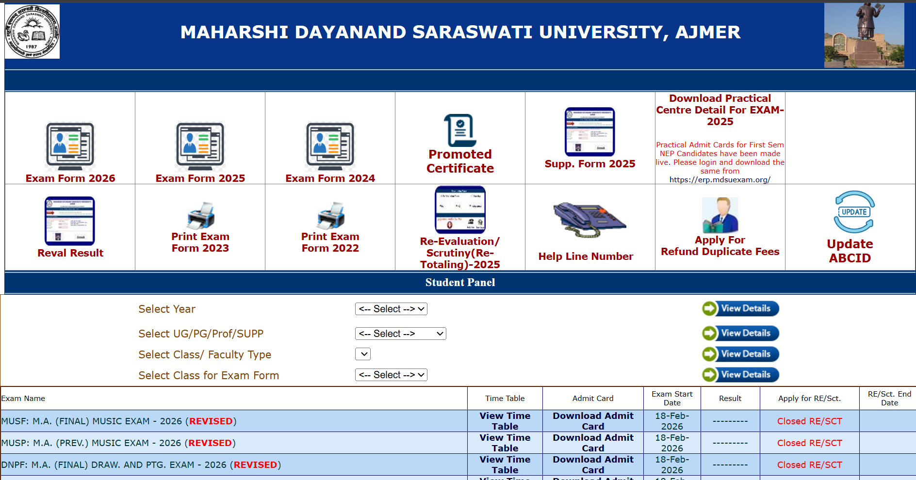 MDSU admit card released at mdsuexam.org: Direct link to download hall tickets here