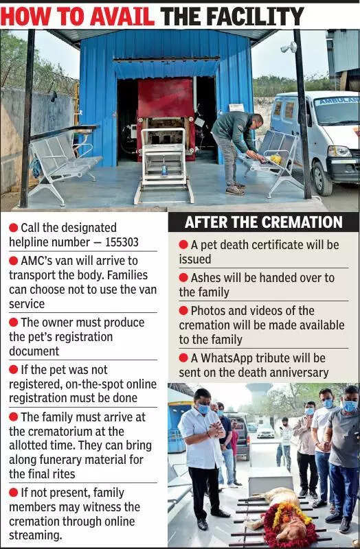 Ahmedabad: AMC’s CNG-fired pet dog crematorium fully operational