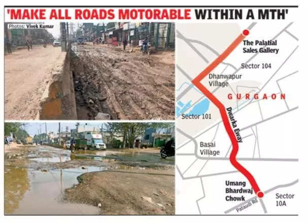 Fix Umang Bhardwaj Chowk–Dwarka Expressway stretch in 24 hours, says CM Saini