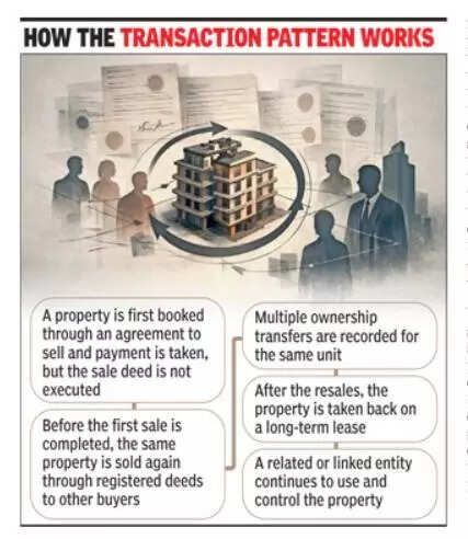 ‘Agreement-resale-leaseback’ — dubious web at 32nd Milestone: Main accused Dhruv Dutt, linked to KoD promoters, arrested last week