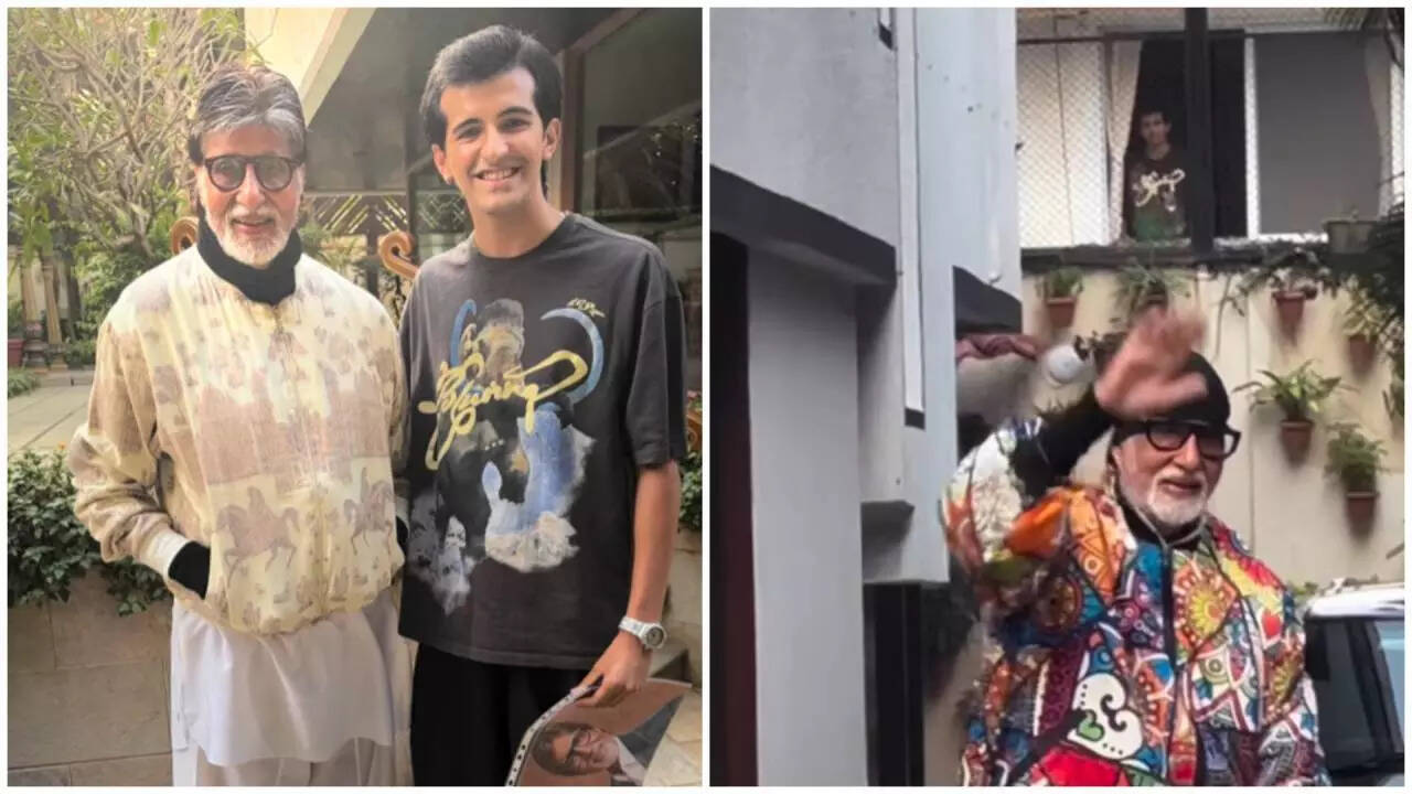 Amitabh Bachchan’s neighbour Nirmit Jesrani finally meets Big B after viral Sunday darshan video