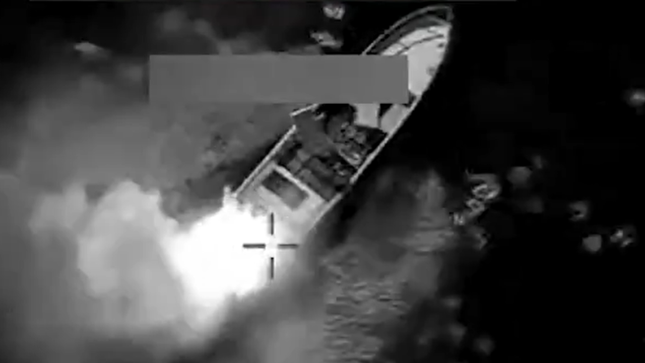Watch: US military shares video of kinetic strike on alleged drug boat in Eastern Pacific; two dead