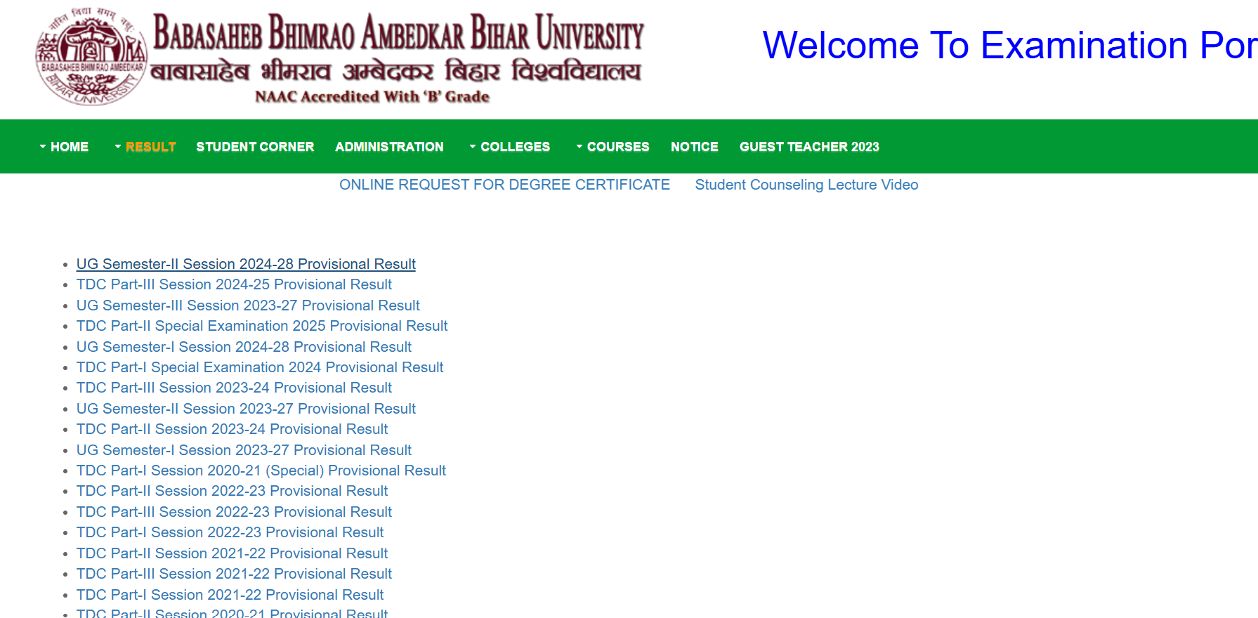 BRABU result 2026 released at brabu.net: Direct link to download here