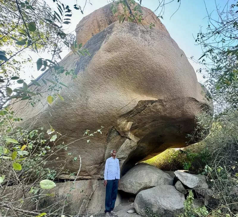 4,000 BCE prehistoric rock shelter in Narayanapet faces quarrying threat