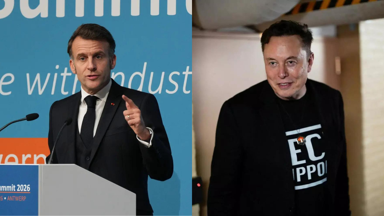 Macron says Musk has most billions of dollars from American taxpayers; Tesla CEO replies
