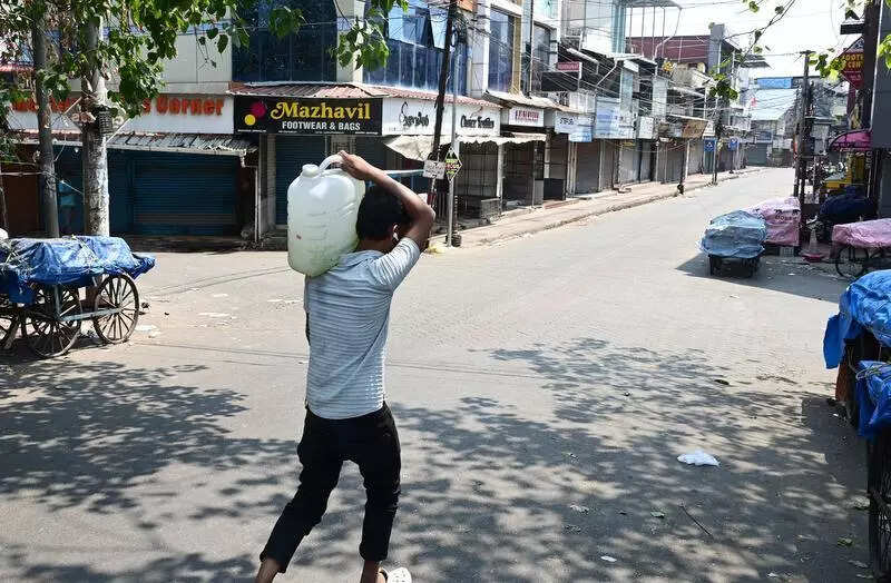 Strike turns near-total shutdown