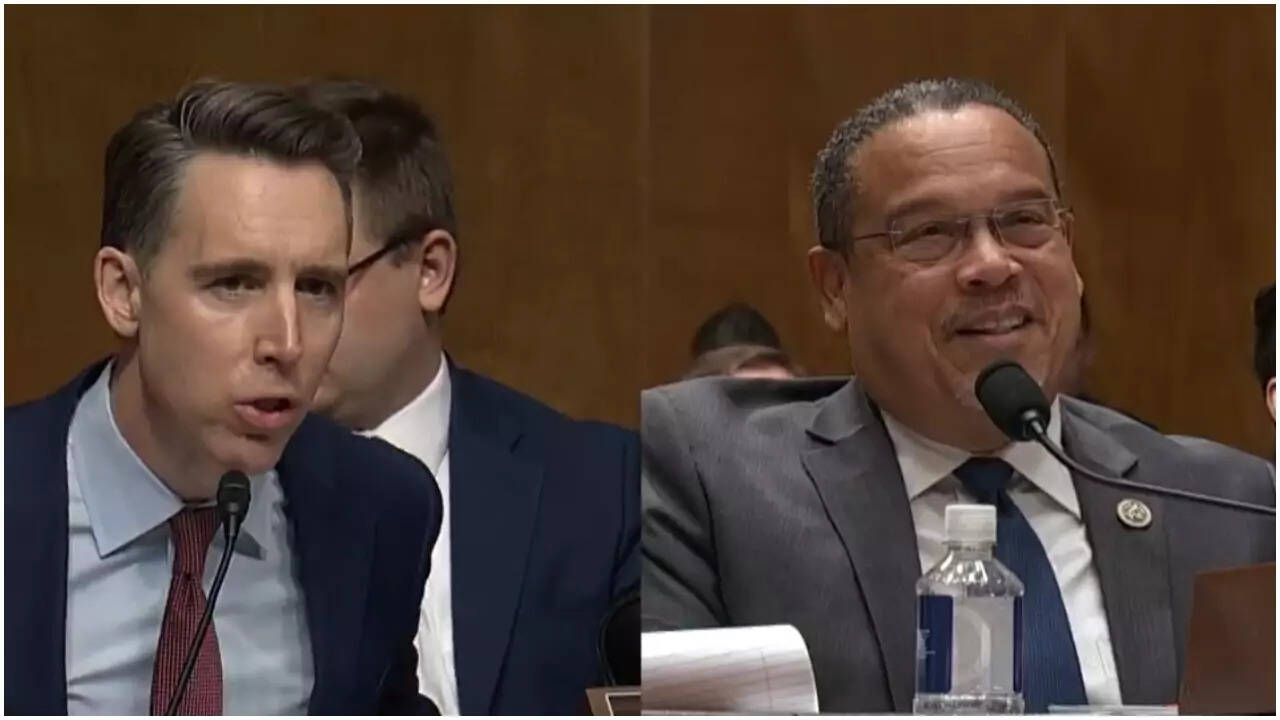 ‘You should resign’: Shouting match erupts between Josh Hawley and Keith Ellison over fraud probe