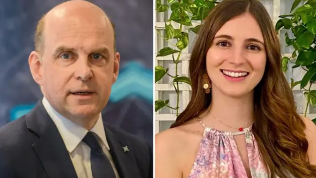 Major row over Britain’s Nato envoy Angus Lapsley bringing intern girlfriend, half his age, to official residence: ‘They are not hiding it’