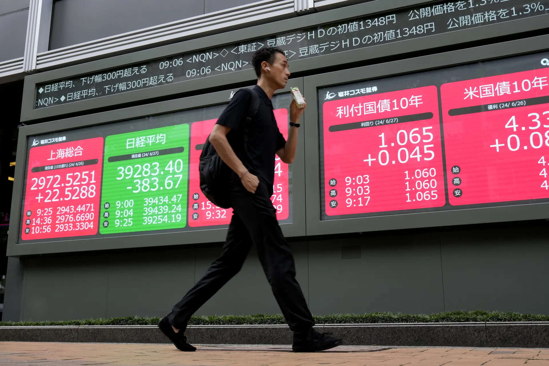 Asian stocks today: AI concerns continue to drag down markets; Nikkei falls over 500 points, HSI sheds 2%