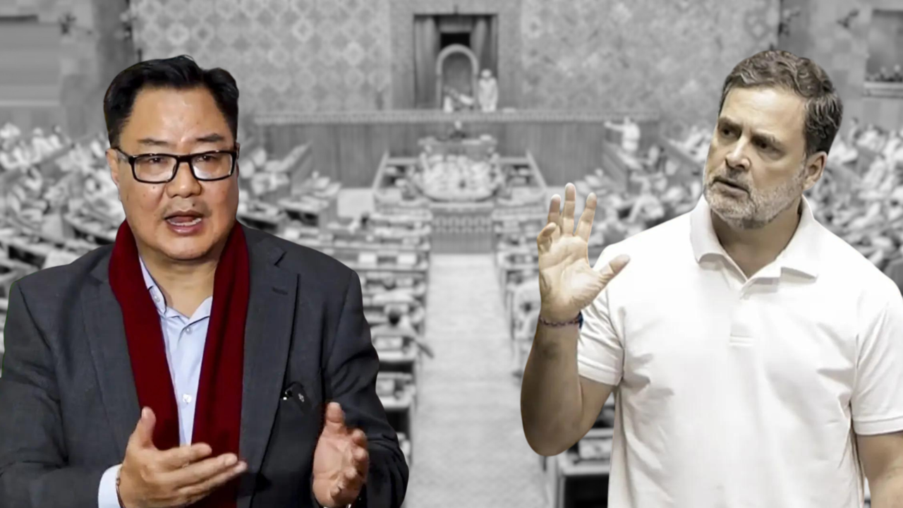 Why government dropped plan to move’privilege’ motion against Rahul Gandhi; Kiren Rijiju explains