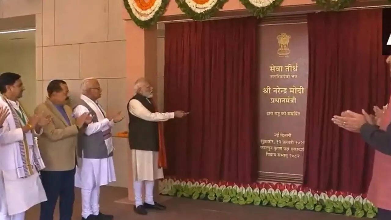 PMO has a new address: PM Modi unveils ‘Seva Teerth’