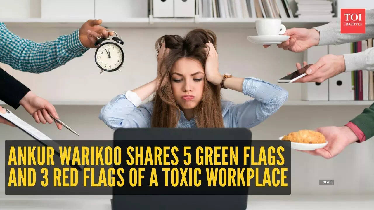 Ankur Warikoo shares 5 green flags and 3 red flags of a toxic workplace