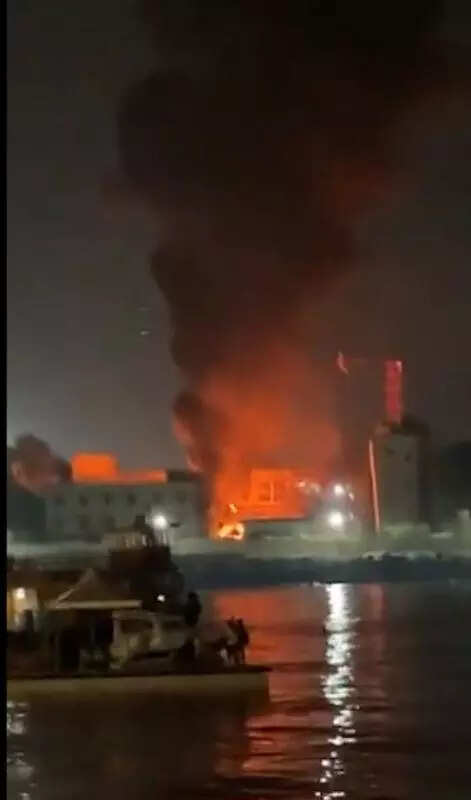Indian Navy initiates board of inquiry into waste stockyard fire at Naval Dockyard in Mumbai