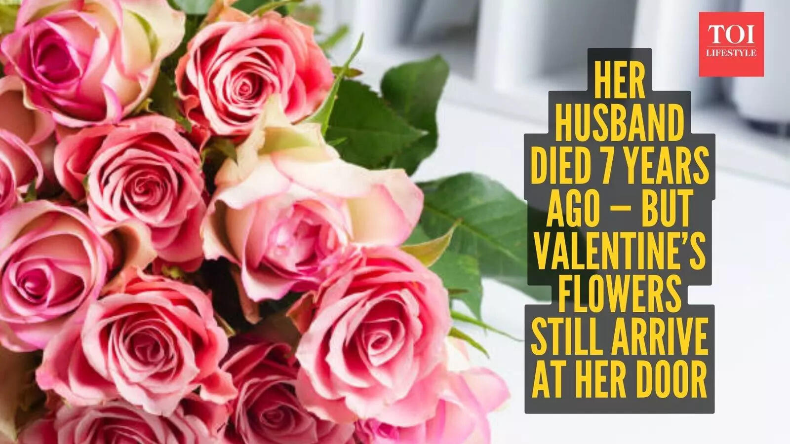This woman still gets Valentine’s flowers from her husband who died in 2017