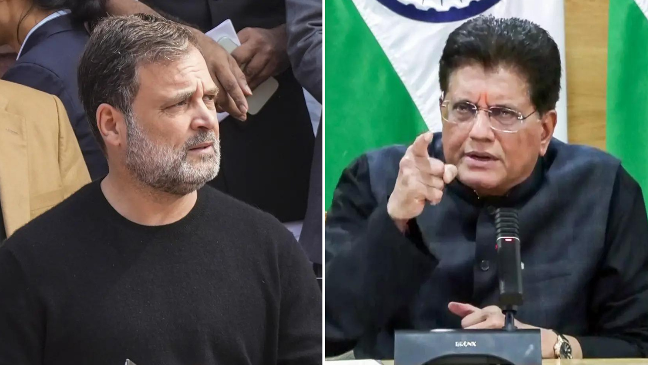 ‘Politics of negativity’: Piyush Goyal rejects Rahul Gandhi’s concerns over India-US trade deal