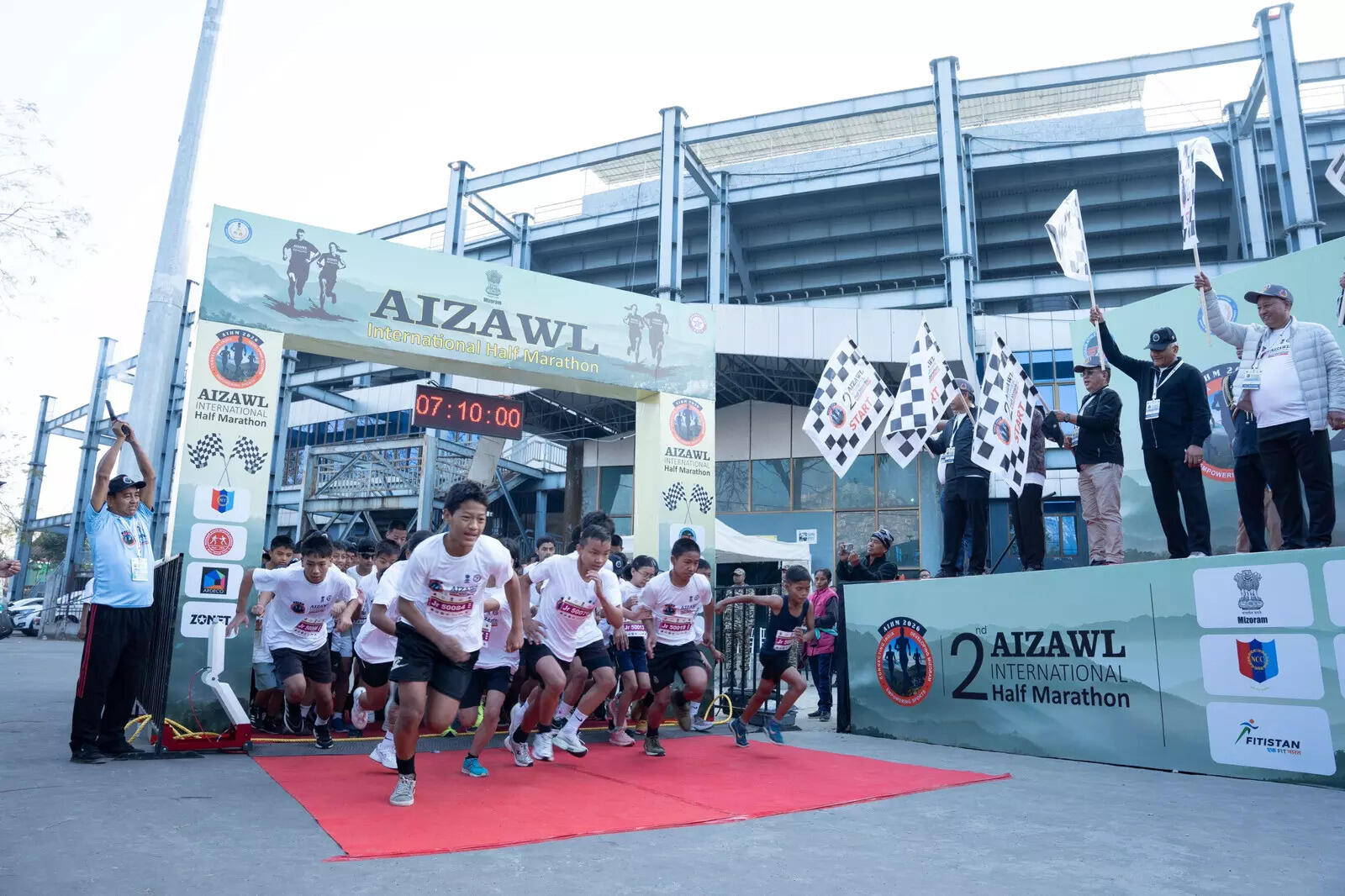 Aizawl hosts int’l half marathon, draws nearly 3000 runners