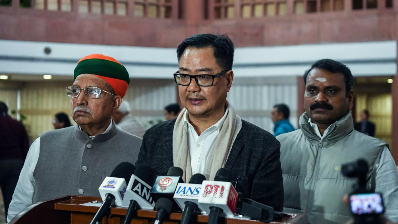 ‘If the opposition doesn’t allow the House to function, we will go for the guillotine’: Rijiju