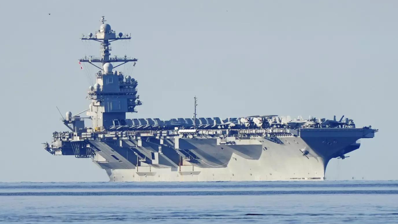 USS Gerald R Ford, world’s largest nuclear carrier, heads to Middle East