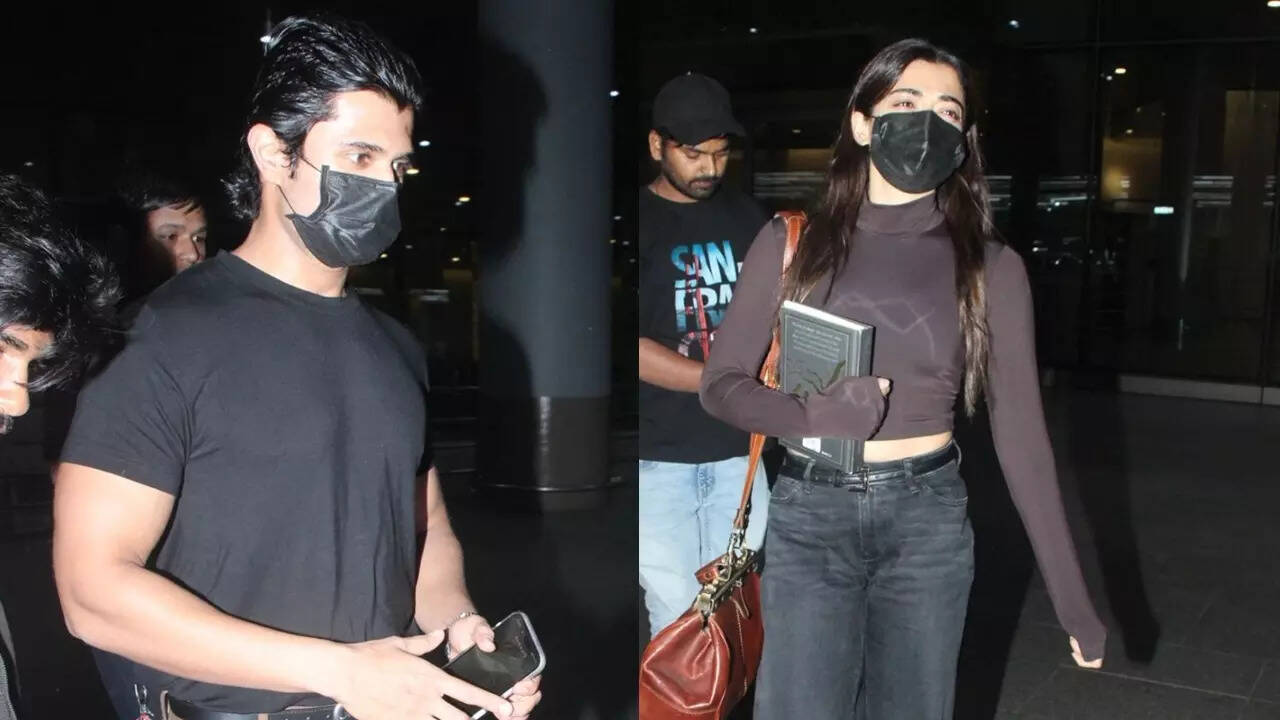 Vijay-Rashmika spotted arriving in Mumbai amidst wedding rumours