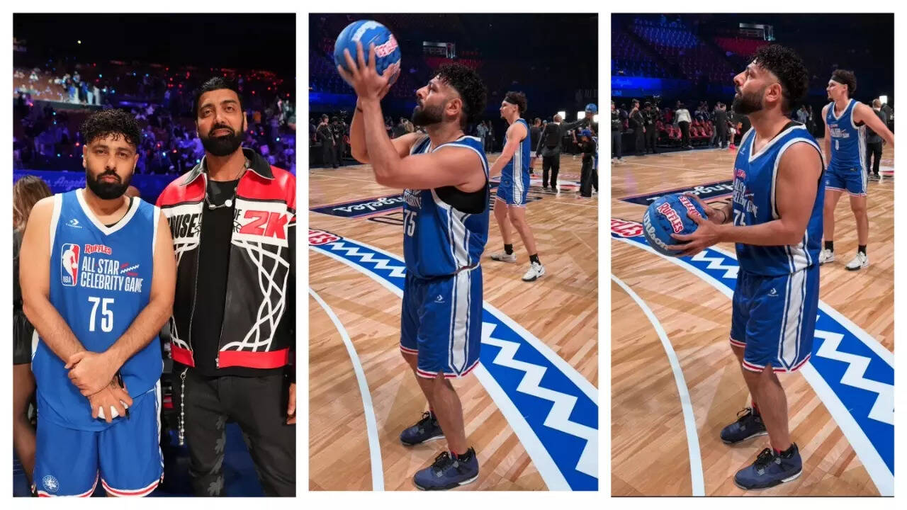 Badshah plays NBA celeb game; fans cheer