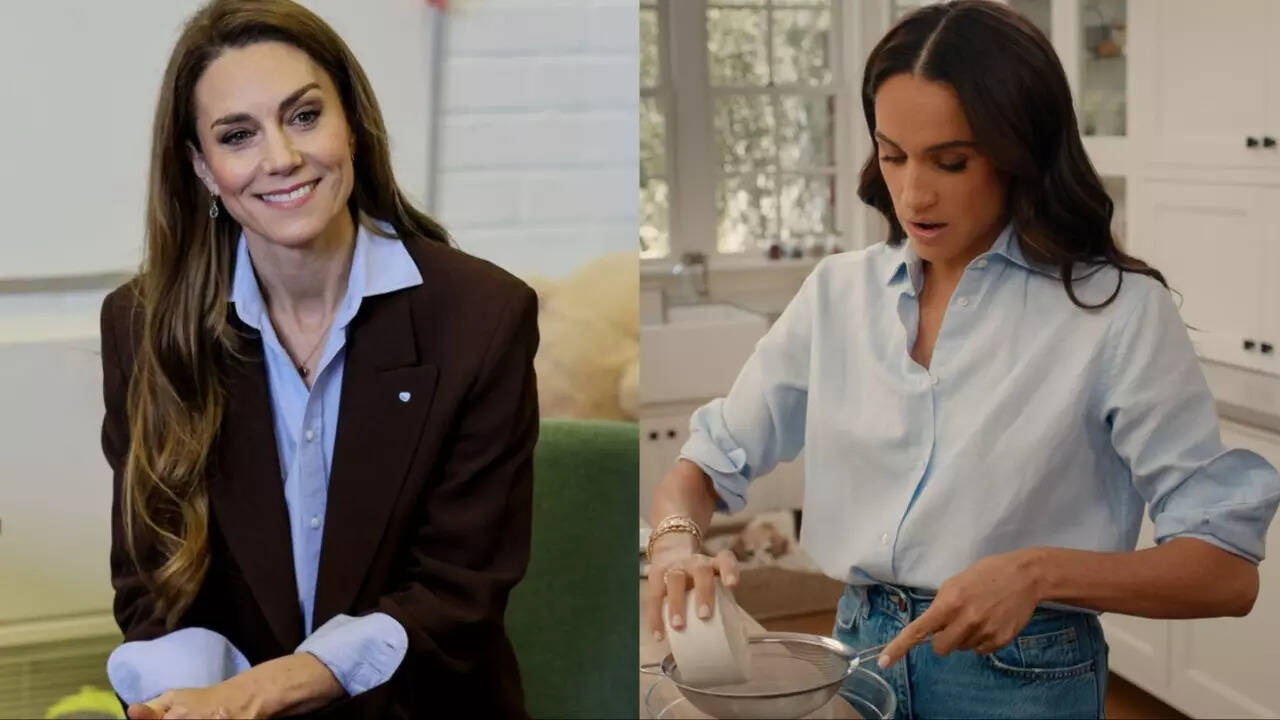 Kate to Meghan blue shirt trend: Why it is fashion’s hottest status symbol