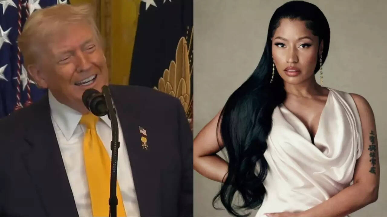 ‘Her skin’s so beautiful’: Trump’s unexpected praise for Nicki Minaj steals spotlight at Black History Month event in White House