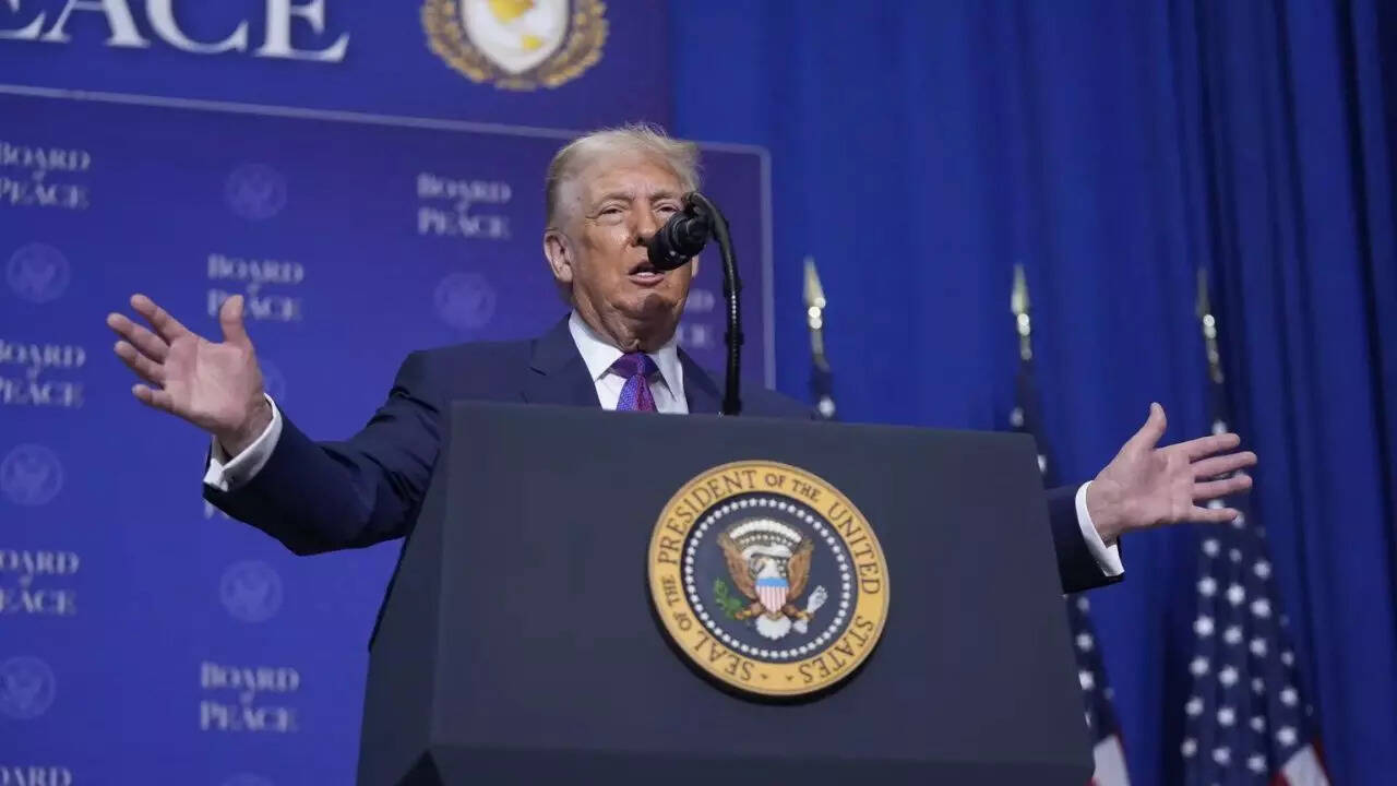 'Someday, I won't be here': Trump says Board of Peace will oversee UN