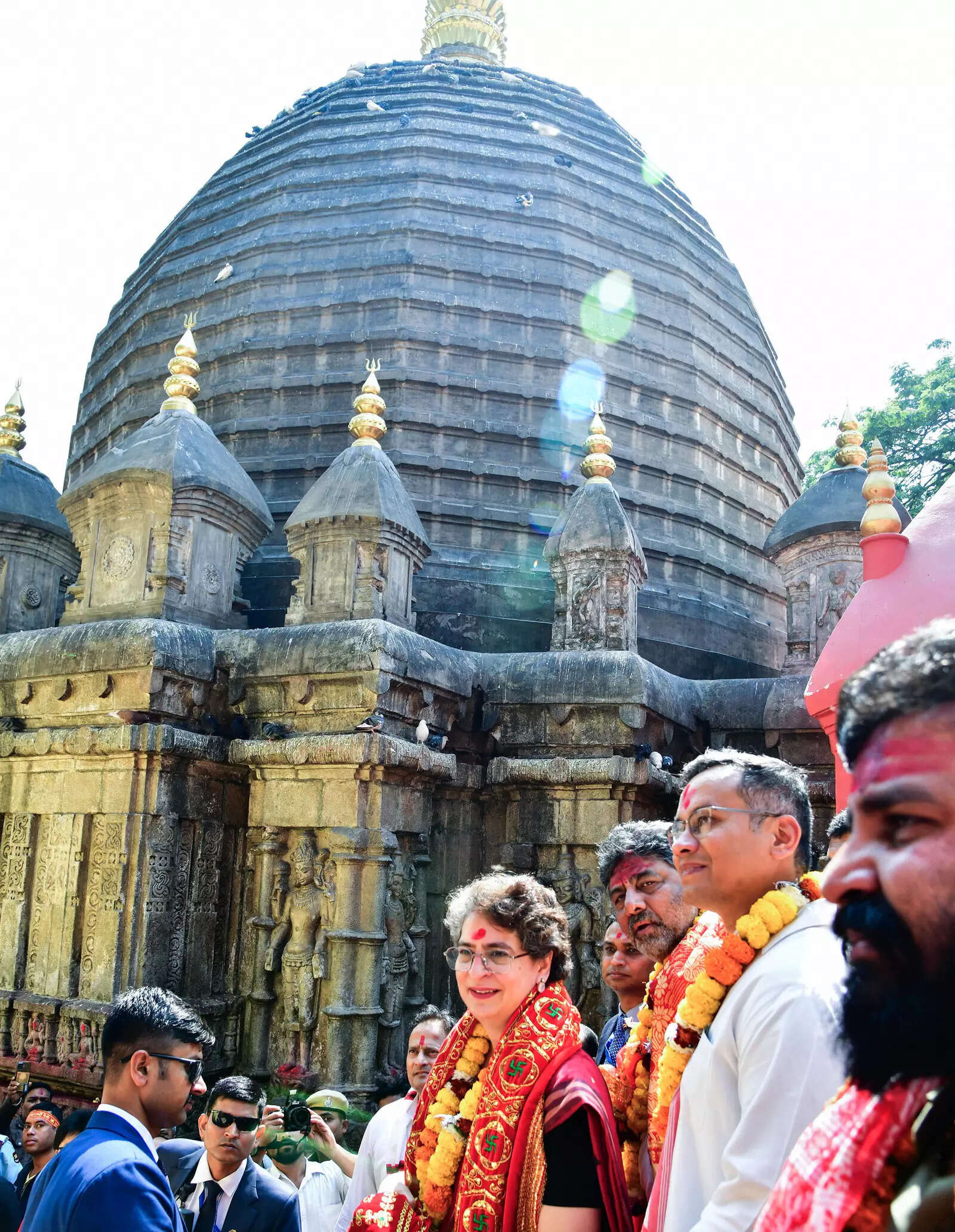 Priyanka in city, unveils 20-point ‘chargesheet’ against Assam govt