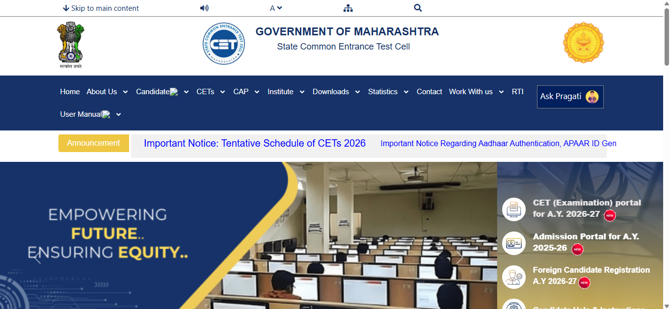 MHT CET 2026 registration ends today at cetcell.mahacet.org: Direct link to apply here