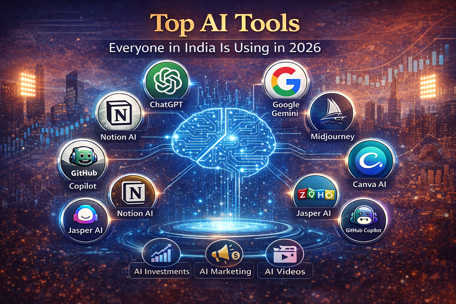 Top AI Tools Revolutionizing Life in India (2026)