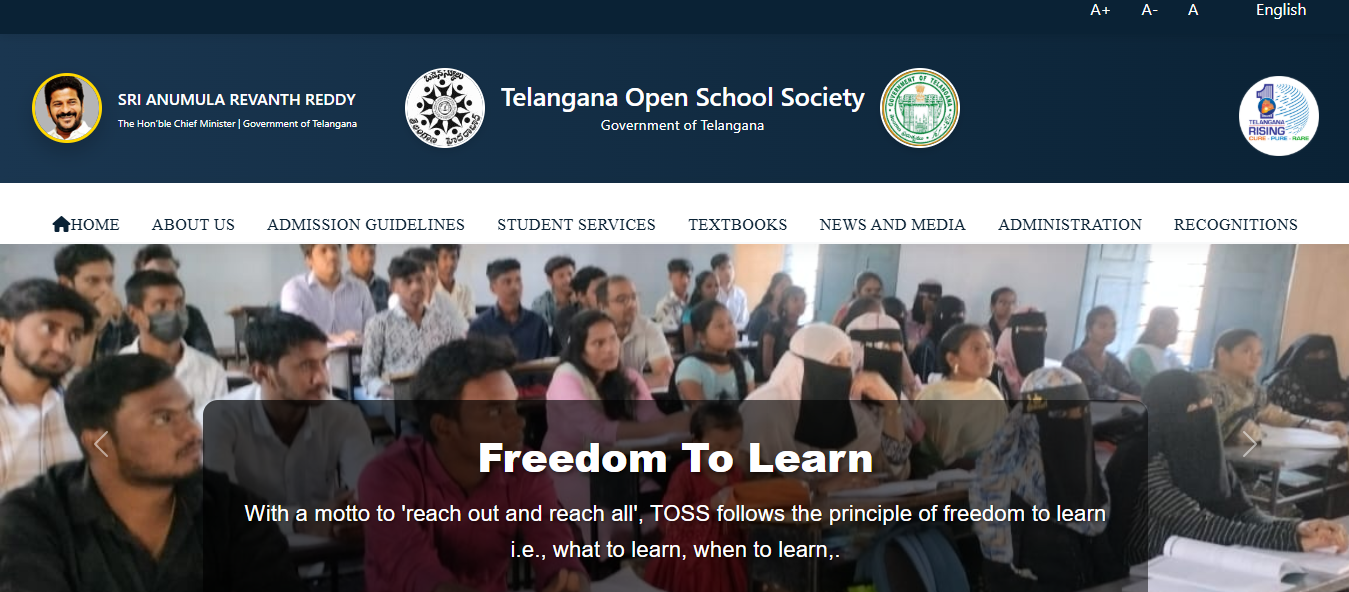 TOSS April-May 2026 exam timetable released for SSC, Intermediate students: Check schedule here