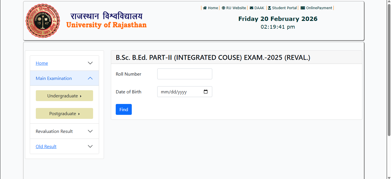 UNIRAJ result 2026 for BSc, BEd Part 2 released at uniraj.ac.in: Direct link to download scorecards here