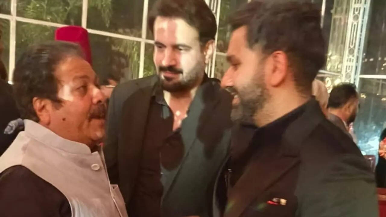 Shikhar Dhawan marries Sophie Shine: Rajeev Shukla shares pictures