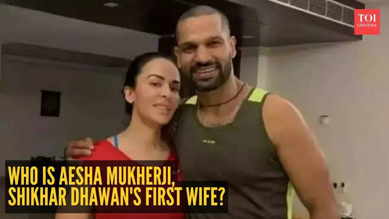 Who is Aesha Mukherji, Shikhar Dhawan's first wife?