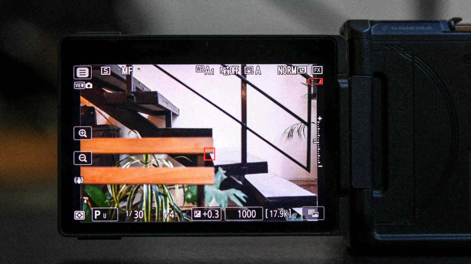 At 4 inches and 1,000 nits, the ZR's vari-angle screen is the largest and brightest in its class