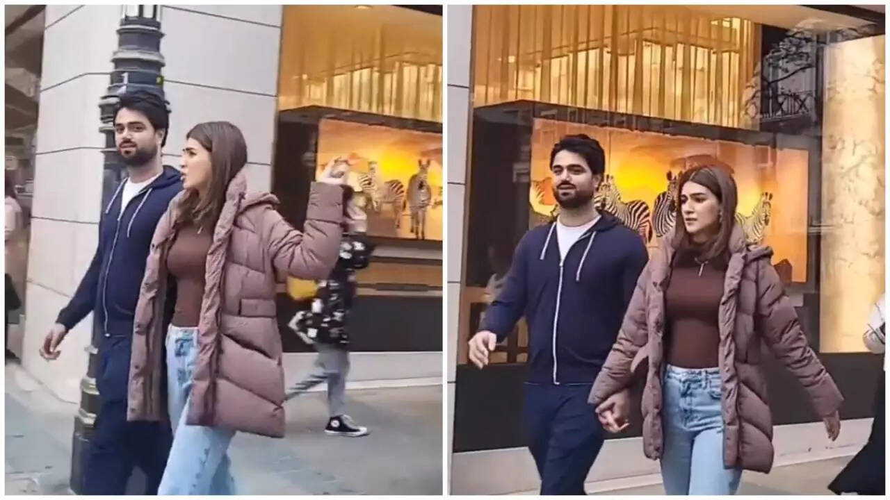 Kriti Sanon, Kabir Bahia’s cosy London walk caught on camera