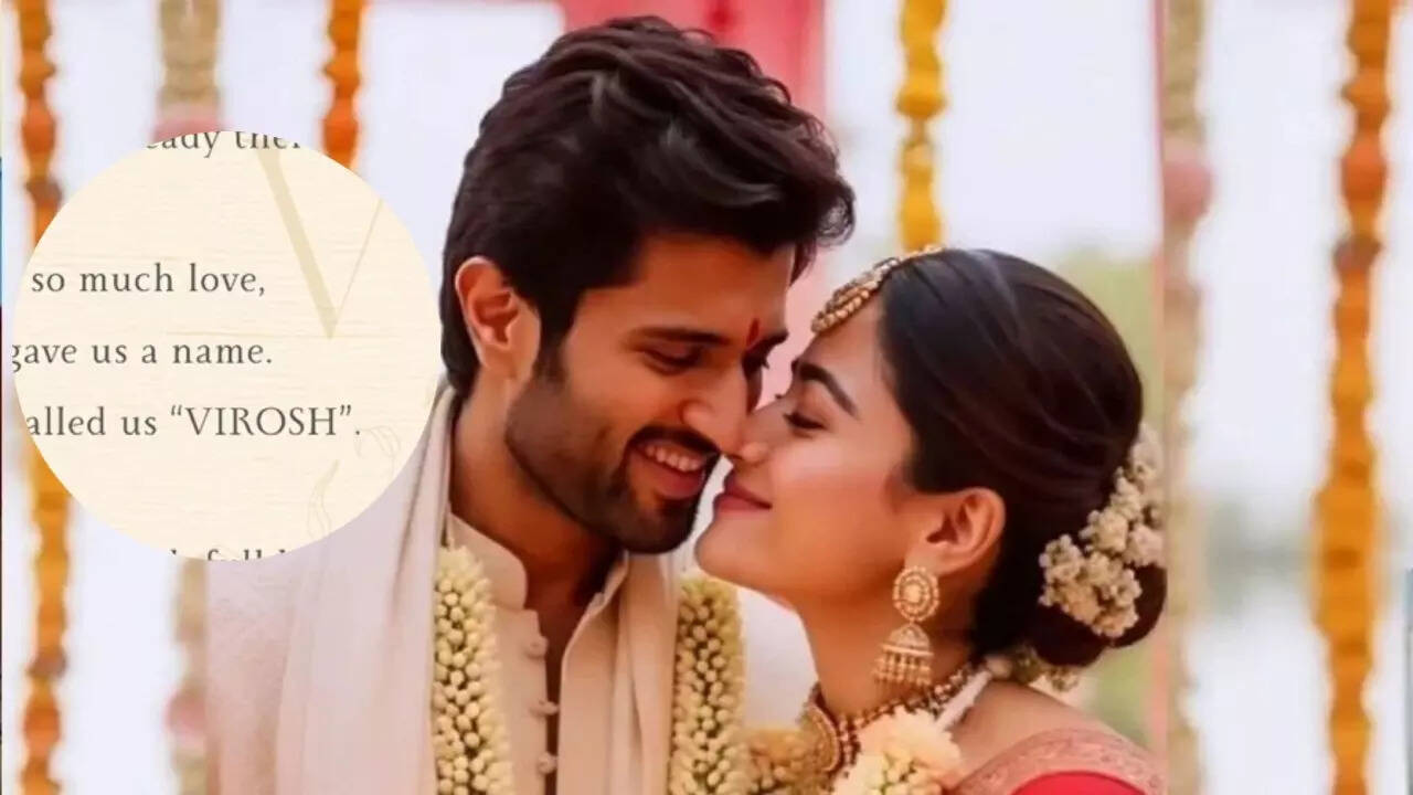 'VIROSH’: Story behind Vijay and Rashmika's wedding title
