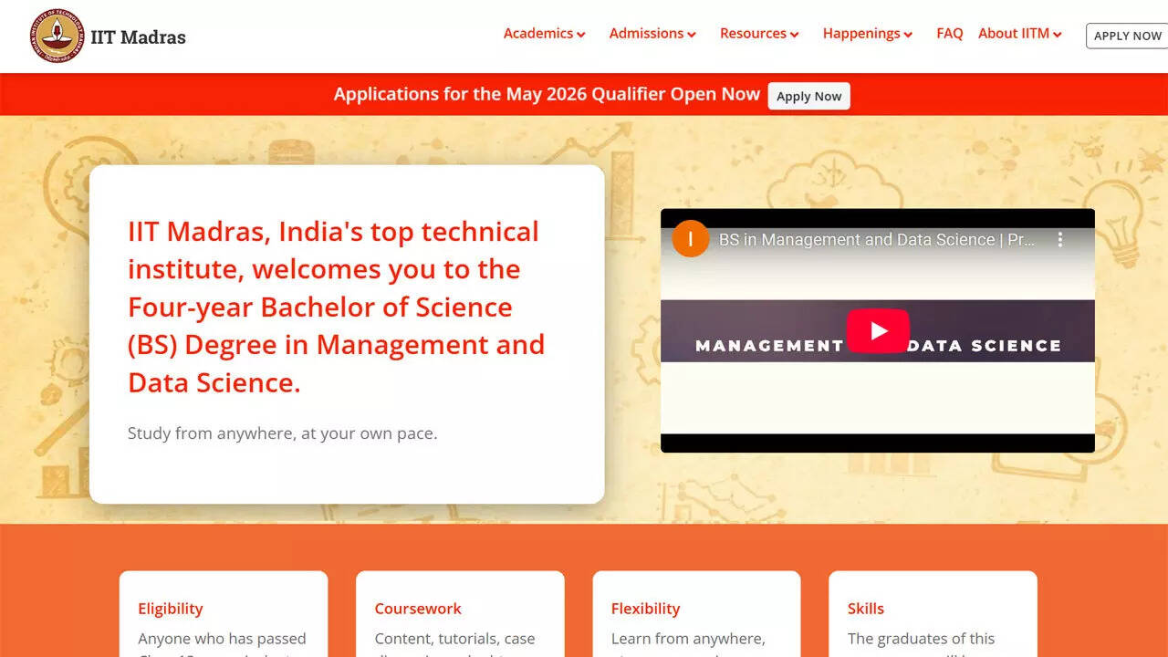 IIT Madras introduces flexible BS programme in Management and Data Science with open access admissions