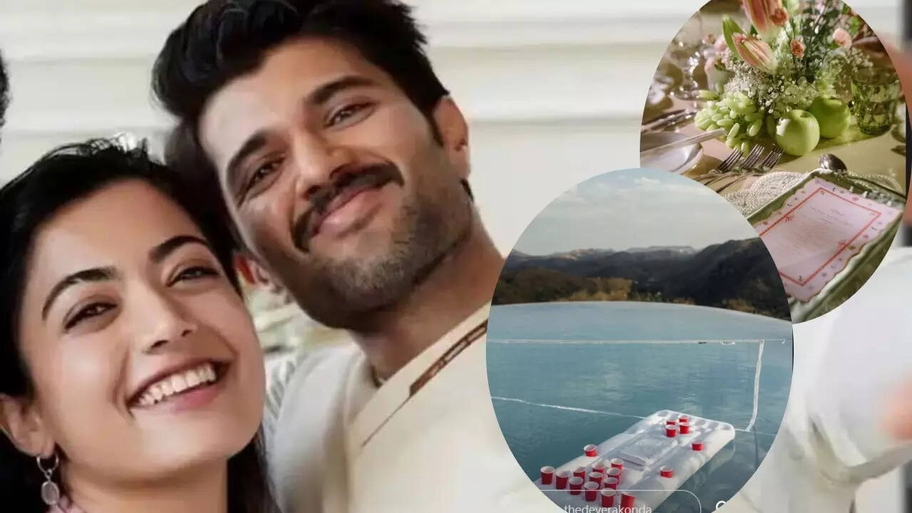 Rashmika, Vijay drop glimpses from their wedding festivities: PICS