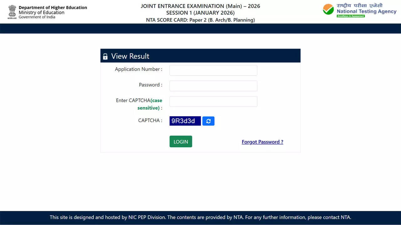 JEE Main Paper 2 Session 1 results declared at jeemain.nta.nic.in, Kerala candidates secure top scores