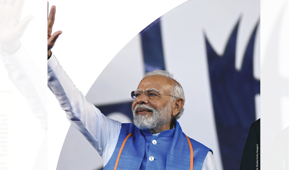 'Welcome, Modi': Jerusalem Post front page features PM as he embarks on 2-day Israel visit