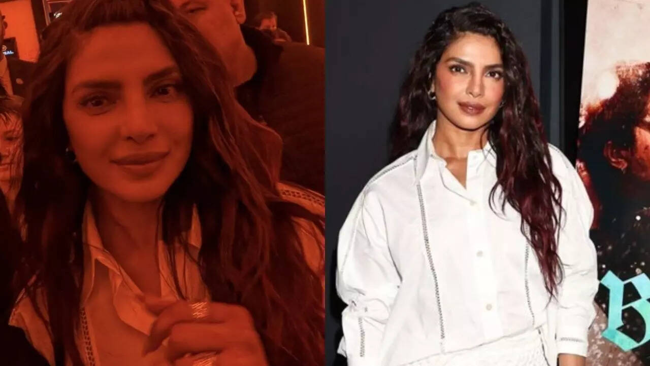 Priyanka Chopra surprises fans at 'The Bluff' screening
