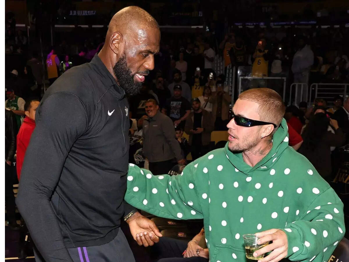 Justin Bieber spotted courtside as LeBron powers Lakers past Magic