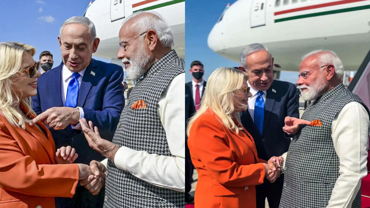 ‘It’s saffron!’ PM Modi reacts to colour of Sara Netanyahu’s outfit – watch
