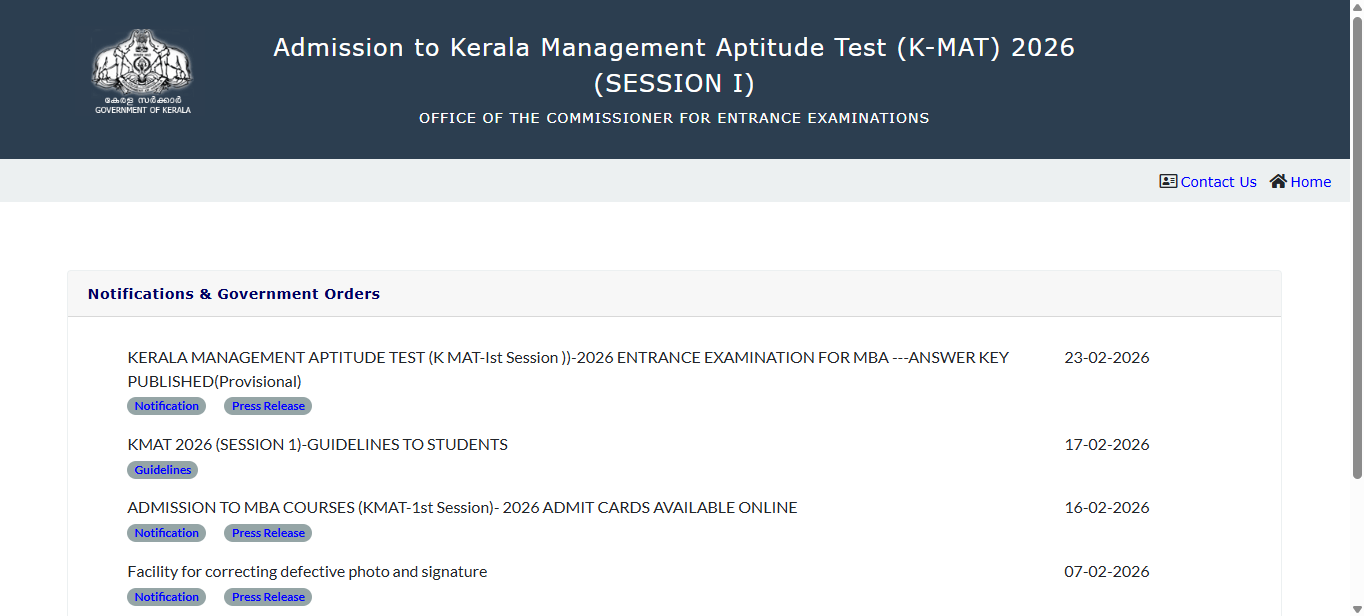 KMAT 2026 answer key objection window closes today at cee.kerala.gov.in: Direct link to raise challenges here